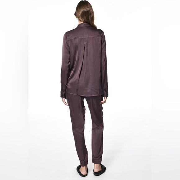 Young Fabulous & Broke Susan Top Jensen Jogger Set in Chocolate